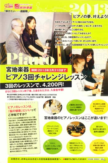 2013年1月折り込みチラシ